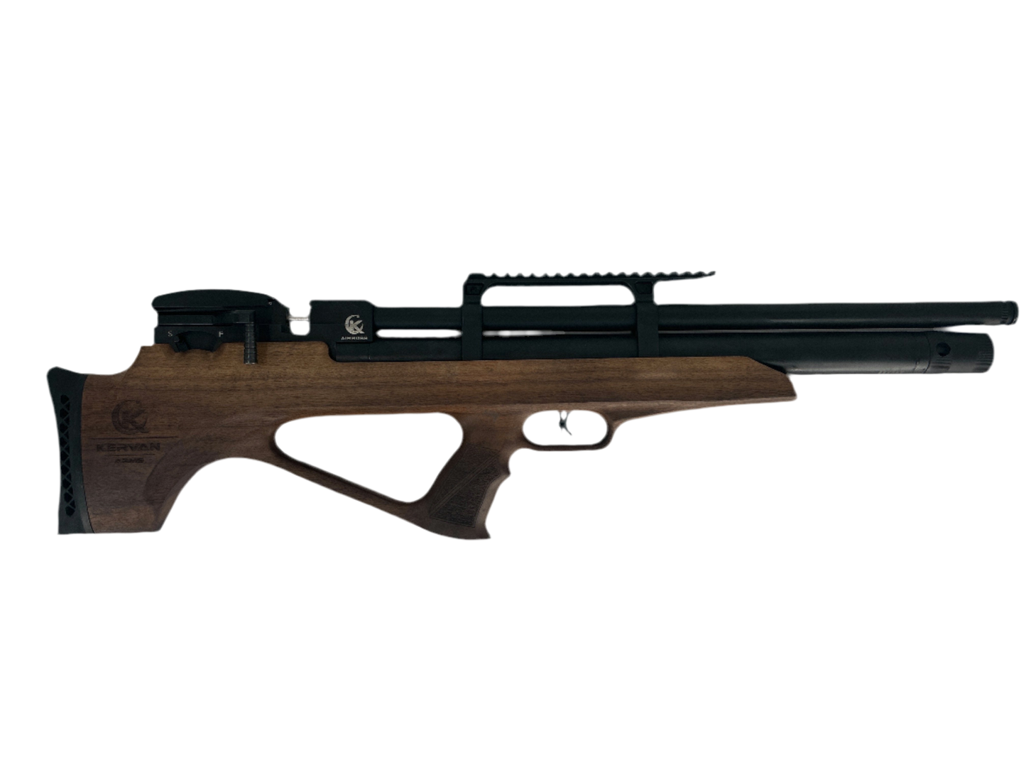 KERVAN AIRBOSS BULLPUP WALLNUT .22 CAL PCP AIRGUN