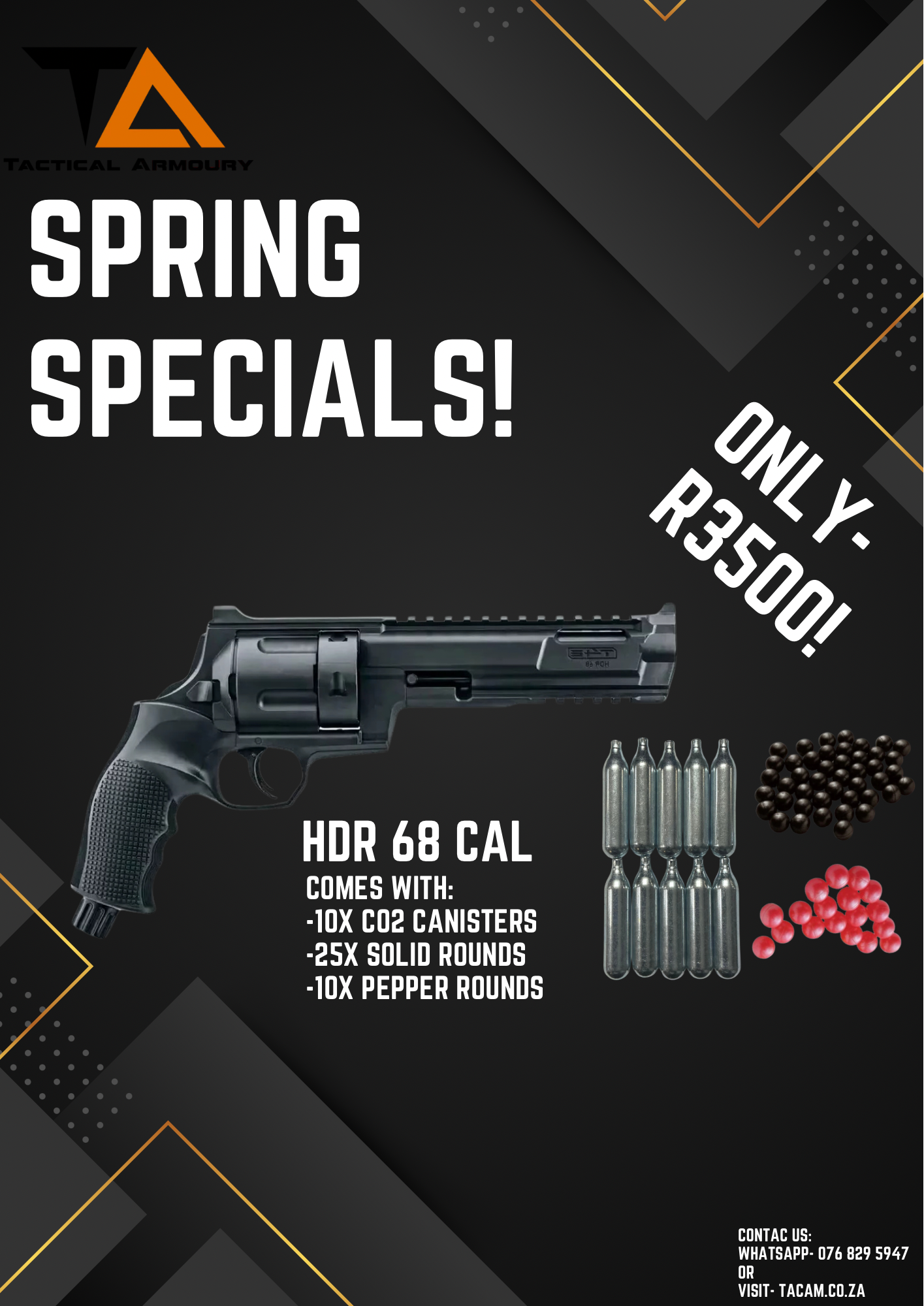UMAREX HDR68 CAL