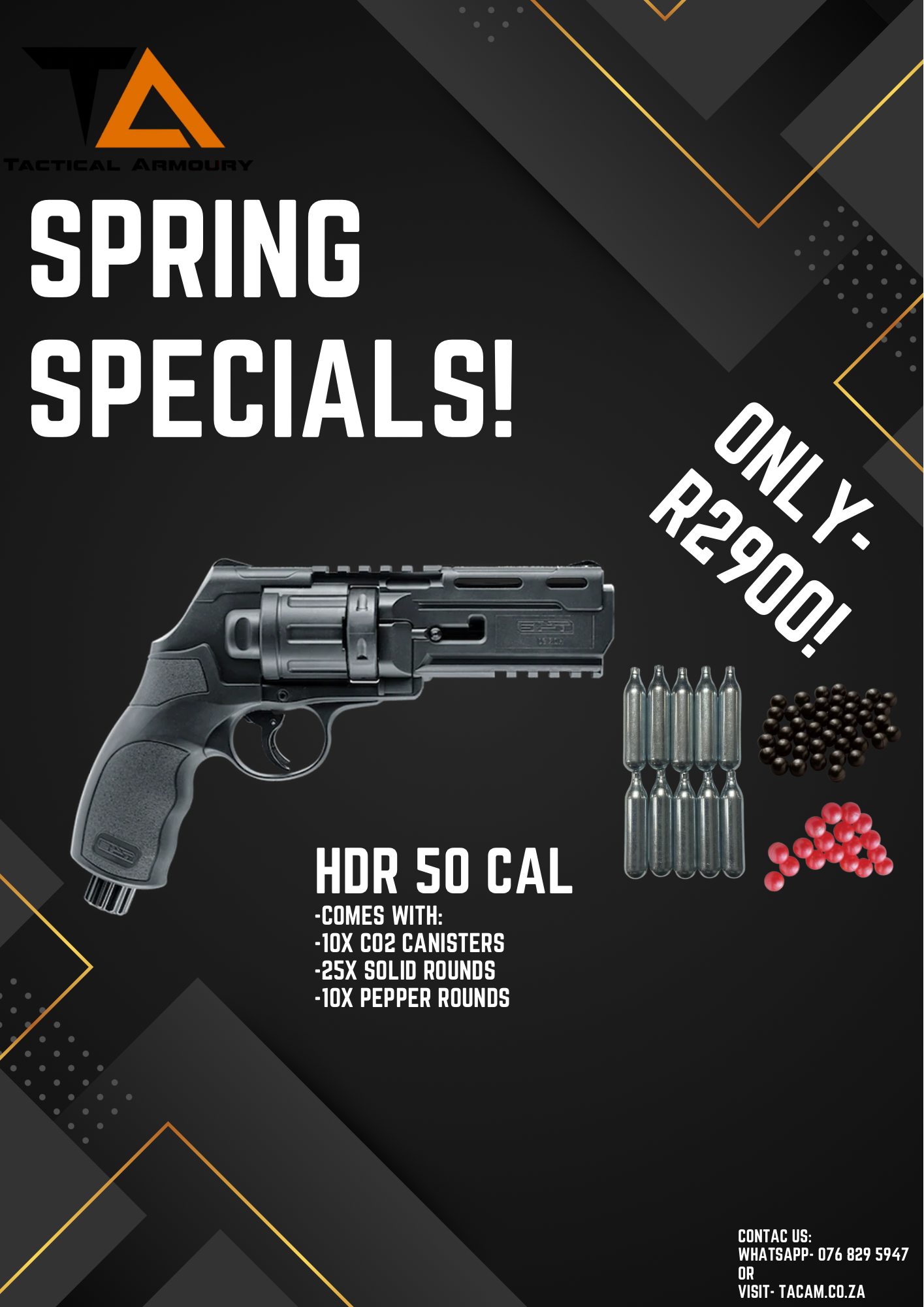 UMAREX REVOLVER HDR 50 SELF DEFENCE