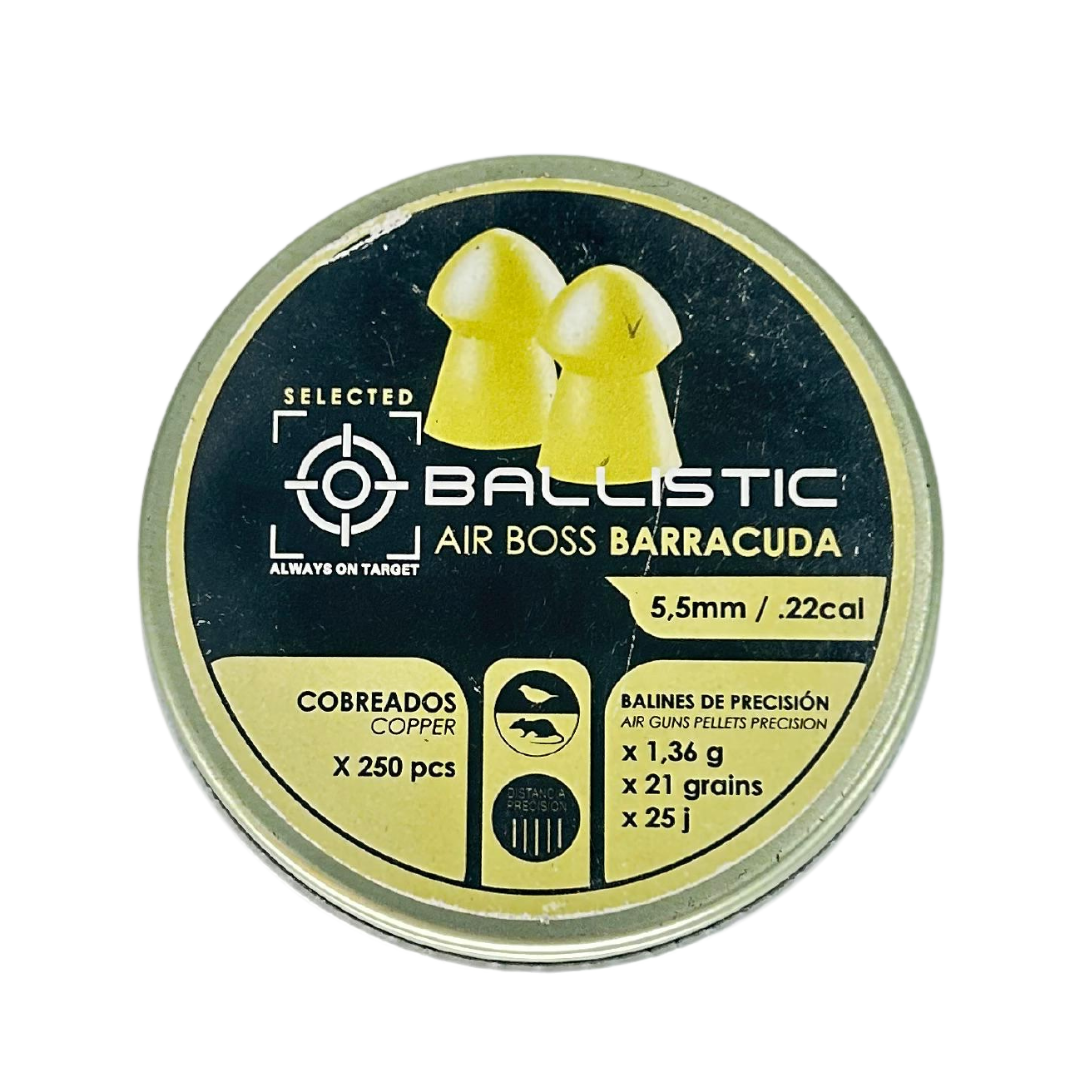 Ballistic Air Boss Barracuda 5.5mm 21 Grain 250pcs