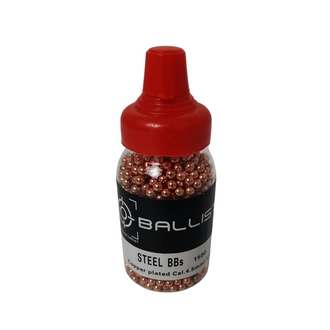 Ballistic 1500 Steel BBs 4.5mm Copper