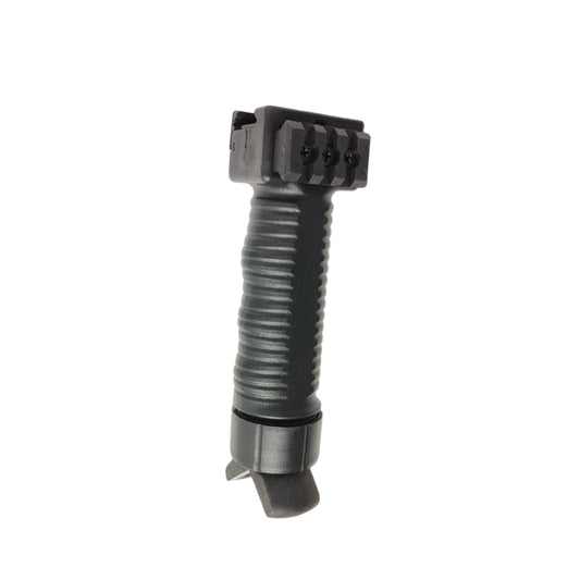 Tactical Handle with integrated bipod adaptable 21 mm rail