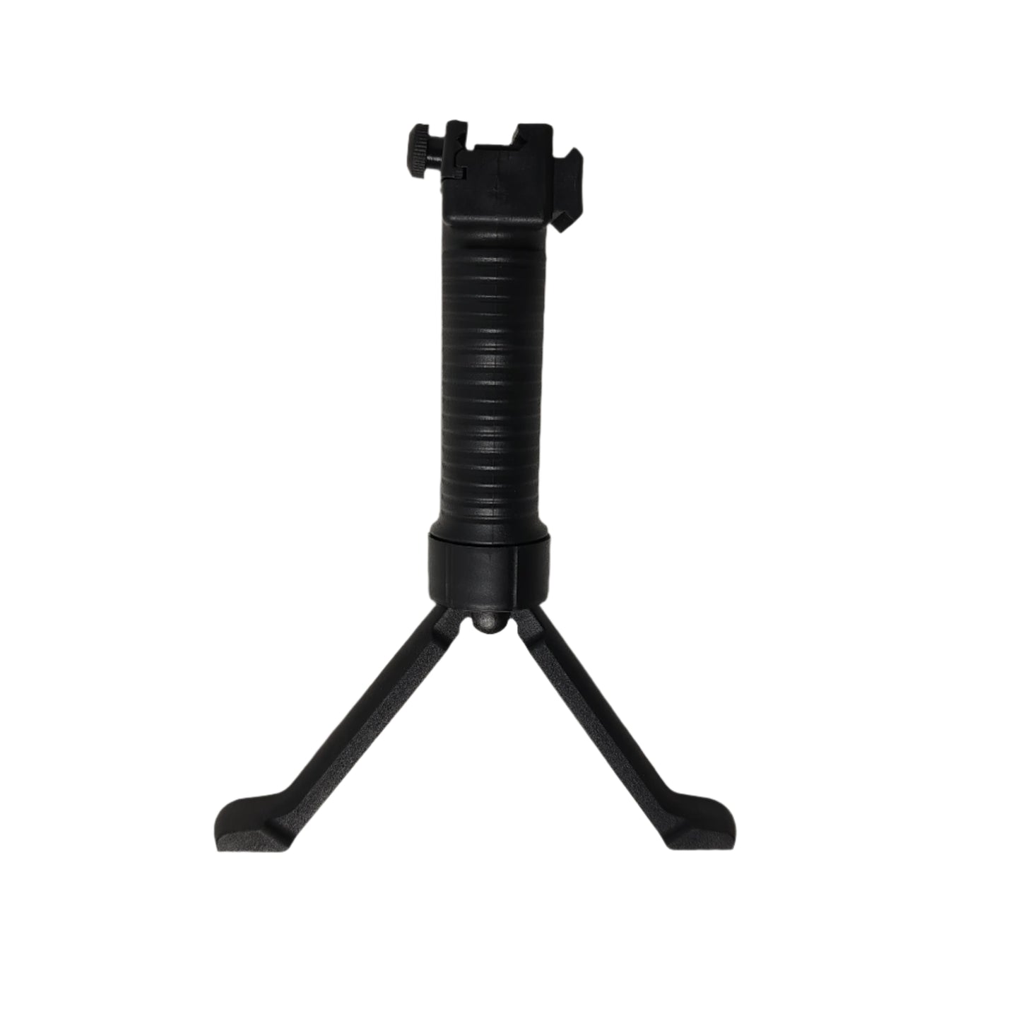Tactical Handle with integrated bipod adaptable 21 mm rail