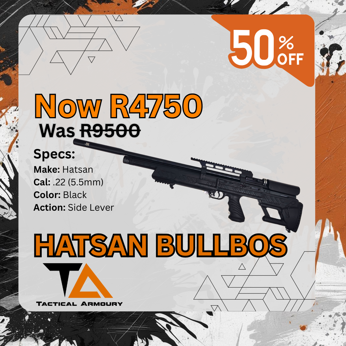 HATSAN BULLBOSS PCP AIR RIFLE .22 CALIBER