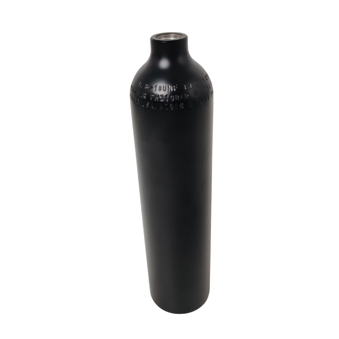 Aluminum Matt 500ml 5/8 Cylinder, 200 bar