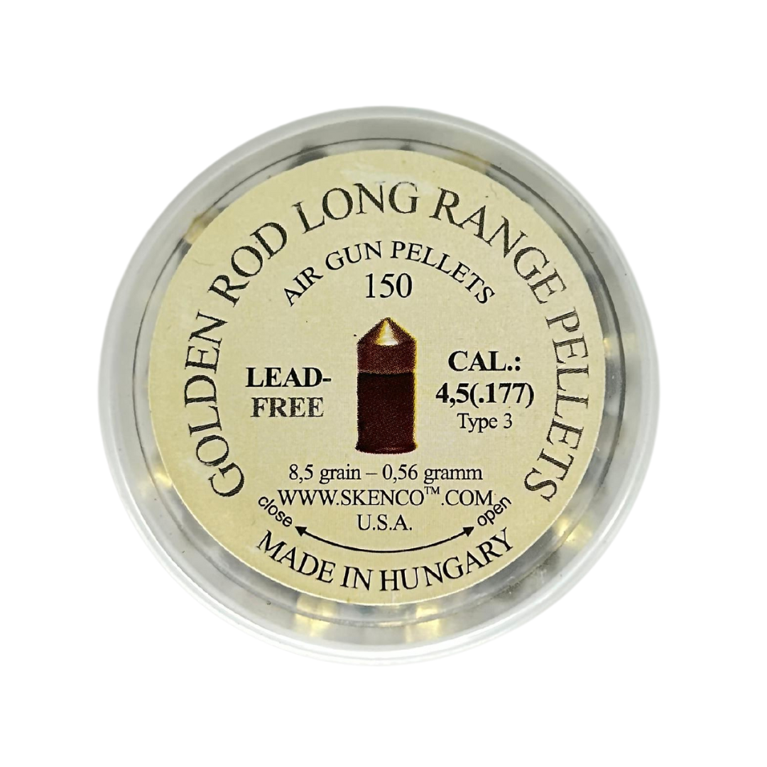 Skenco Golden Rod Long Range .177 Caliber 8.5 grain 150 pellets. Image