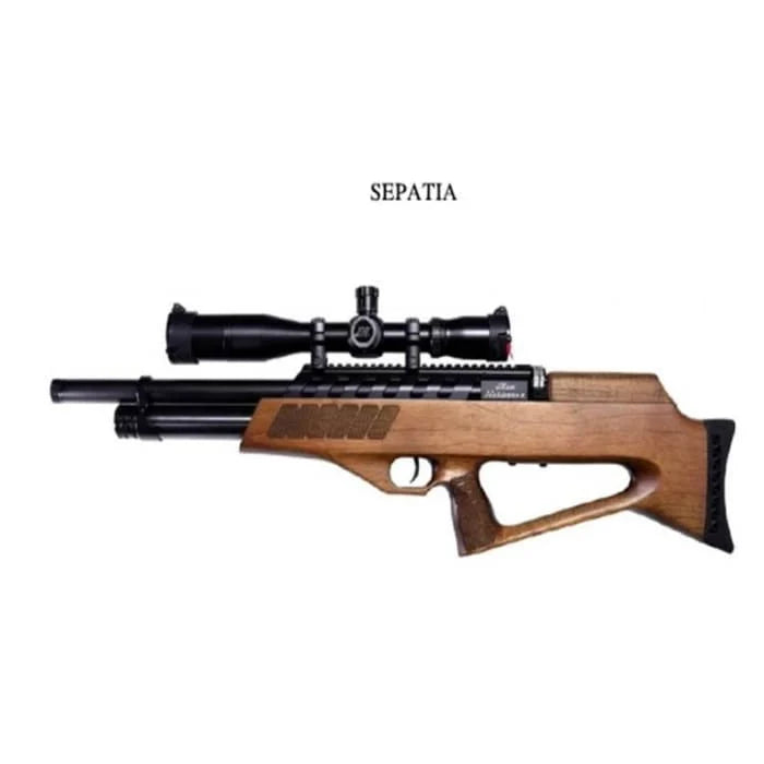 JKHan Noblesse Bullpup Sepatia Wooden Stock 5.5mm (.22)