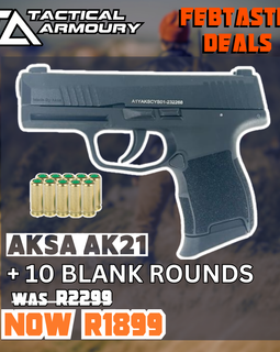 AKSA AK21 COMBO DEAL WITH 10 FREE BLANK ROUNDS!!!