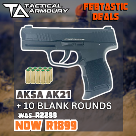 AKSA AK21 COMBO DEAL WITH 10 FREE BLANK ROUNDS!!!