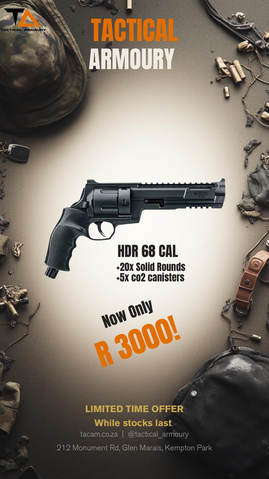 UMAREX HDR68 CAL