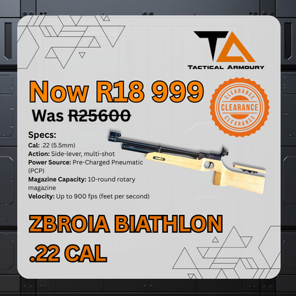 ZBROIA BIATHLON, 5.5mm CAL, PCP AIR RIFLE