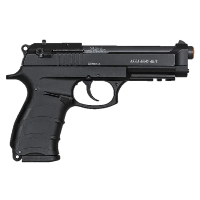 AKSA Arms AK-18 9mm P.A.K Blank Gun - Black