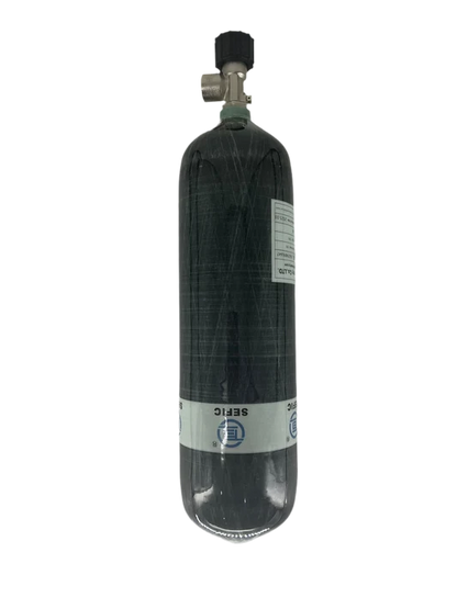Carbon Fiber Cylinder, 300 bar with Cylinder Valve 2.5L,4.7L,6.8L,9L