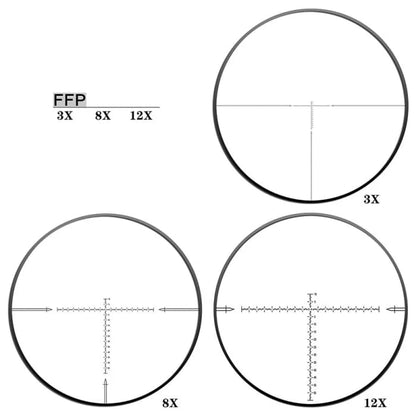 Discovery Scope HT 3-12x40 SF FFP