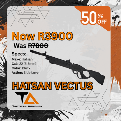 HATSAN VECTUS PCP AIR RIFLE .22 CALIBER