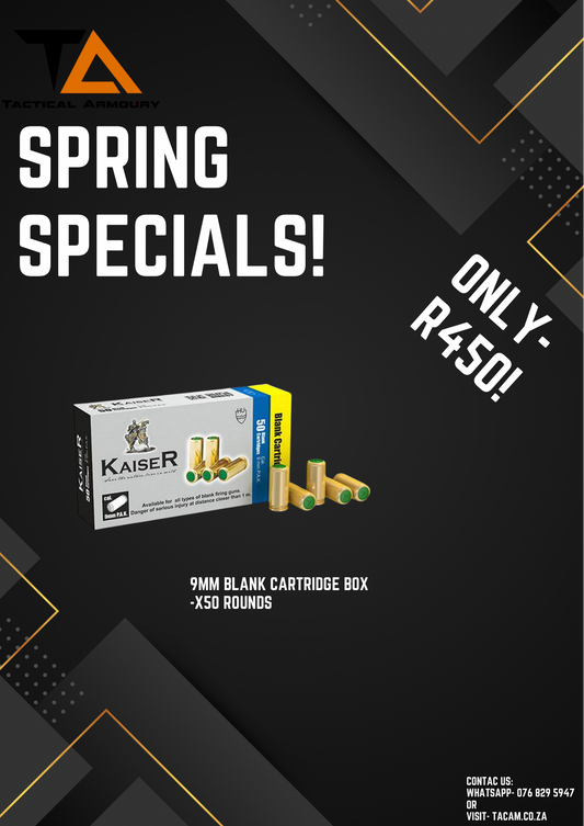 Blank 9mm P.A.K Cartridge