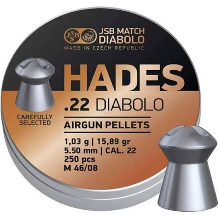 JSB Hades 5.5mm, 500 per Tin, 15.89 Grain