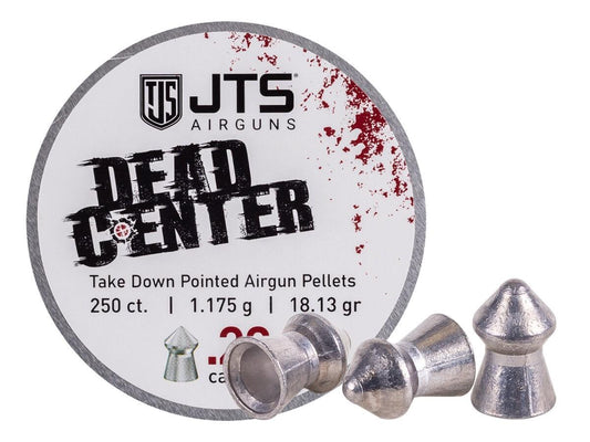 JAC100 JTS Dead Center Precision .22 Cal 18.1 Grain Domed Pellets / 250qt