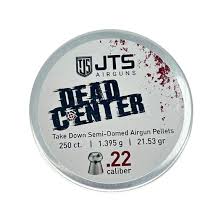JAC109 JTS Dead Center Precision .22 Cal 21.53 Grain Domed Pellets / 250qt