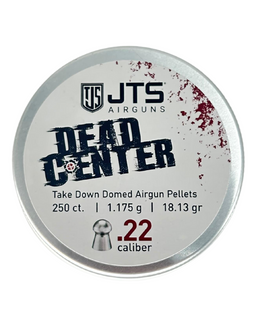 JTS Dead Center Domed .22 Cal 18.13 Grain 250pcs - Domed Pellets