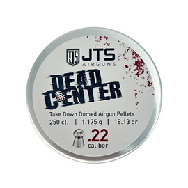 JTS Dead Center Domed .22 Cal 18.13 Grain 250pcs - Domed Pellets