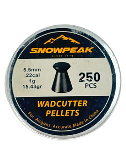 Artimis Snowpeak Wadcutter 5.5mm Cal 15.43 Grain – 250pcs