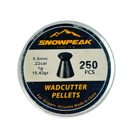 Artimis Snowpeak Wadcutter 5.5mm Cal 15.43 Grain – 250pcs