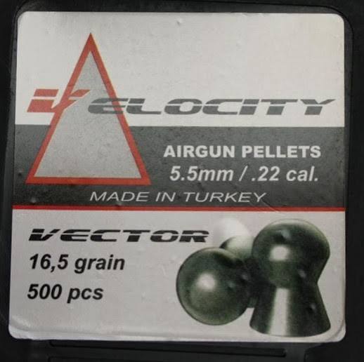 Velocity Airgun Pellets 5.5mm 16gr