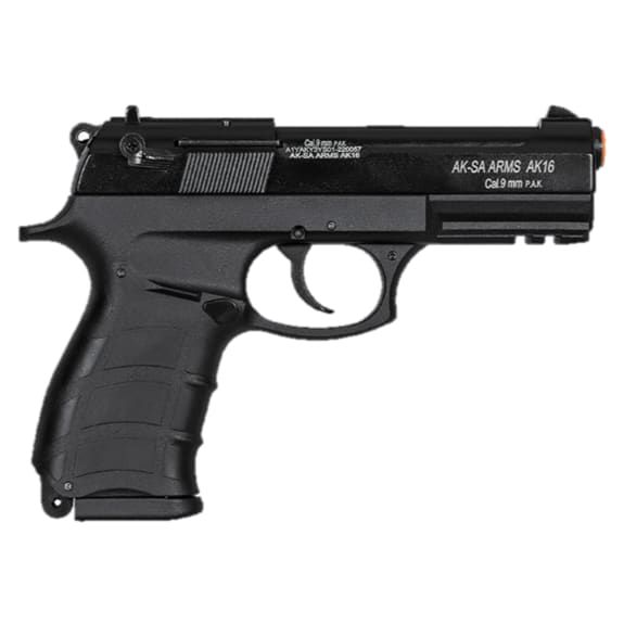 AKSA Arms AK-16  9mm P.A.K Blank Gun - Black
